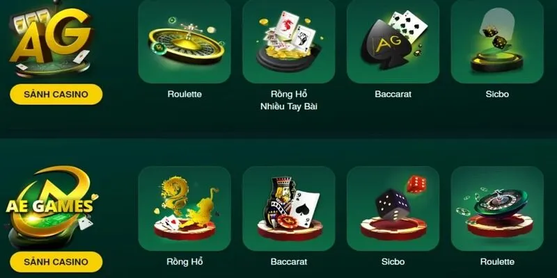 Danh sách các siêu phẩm ăn khách tại sân chơi